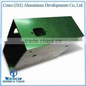 Aluminum Extrusions, Profiles, Cases with Color Anodized