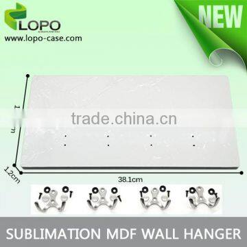 dye sublimation blanks customized Wood clothes WALL Hanger