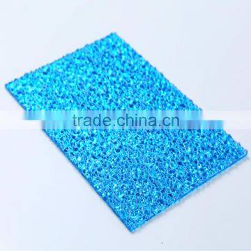 LED light speciality light transmitting materials, PC diamond 4mm clear solid sheet