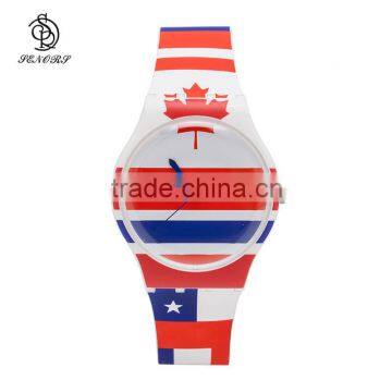 Custom Fancy Colorful Silicone Watch,japan Movt Watch photo-3