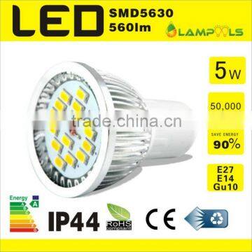 6W 15 leds SMD 5630 E27 LED Spot 220V 230V