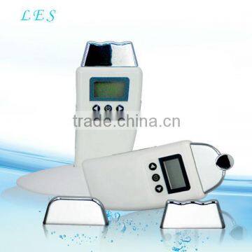 home use mini new item skin galvanic spa MC SPA for face and body 3 optional heads LCD display design