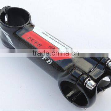 High Quality Aluminum + Carbon Bicycle Stem 6/17 Degree Mtb Mountain Road Bike Handlebar Cycling Stem 70/80/90/100110/120mm photo-4