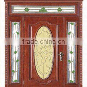 Luxury Exterior Fancy Wood Doors Design DJ-S805