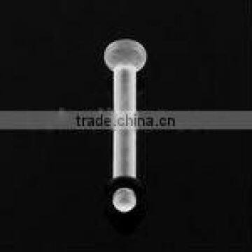 12g clear flexi acrylic tongue retainer