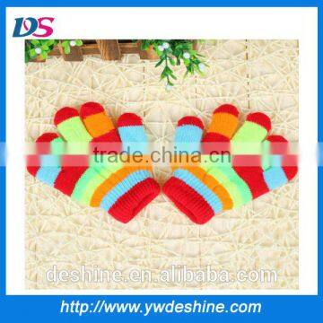 wholesale colorful knit kids gloves ST131