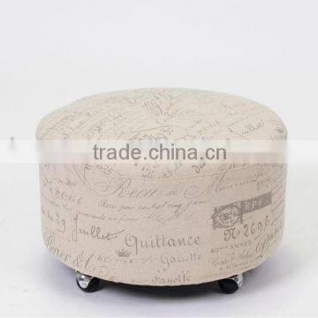 Round Fabric Ottoman (KY-3067-1)