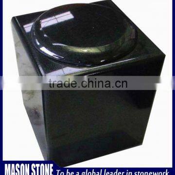 Black Granite Headstone Vase photo-3