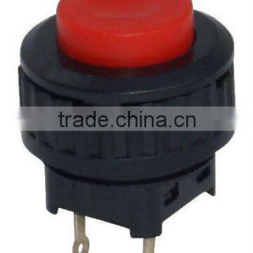 Momentary sealed snap-action pushbutton switches