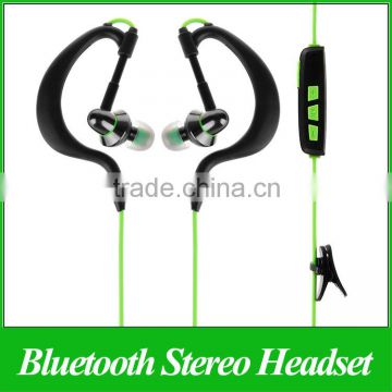 W-KING S11 Universal Sports Stereo Sweatproof Bluetooth V4.1 Headset Color Black Green