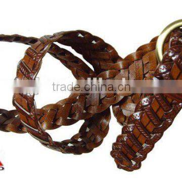 fashion western braidded belt with good quality