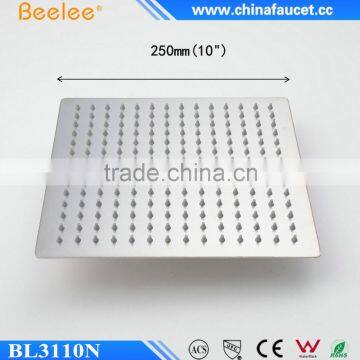 Beelee Rainfall Brushed Bath Shower Stainless Steel Shower Head photo-3
