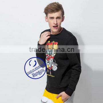 Custom 100% Fleece Polyester Men Wholesale Hoodie Sweatshirts