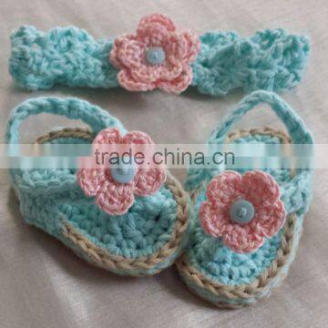 Baby Sandals Headband,Baby Girl Crochet Sandals,Baby Girl Sandals Crochet,Crochet Infant Flip Flops,Crochet Baby Flip Flops