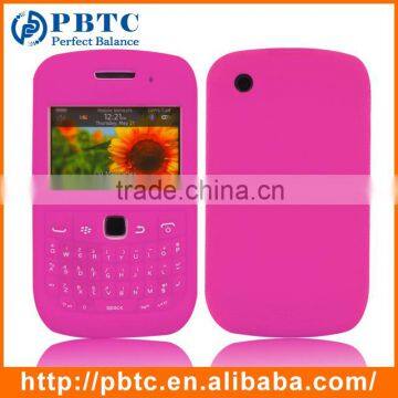 Set Screen Protector And Case For Blackberry 8520 , Roseo Silicon Soft Shell Case For Blackberry 9300