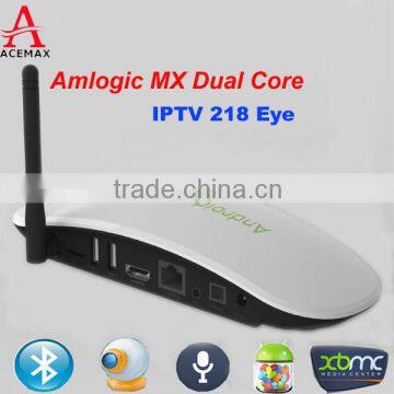 Android Tv Box With website Camera Amlogic 8726 MX Dual Core SKYPE CAMERA SMART TV webcam mini pc