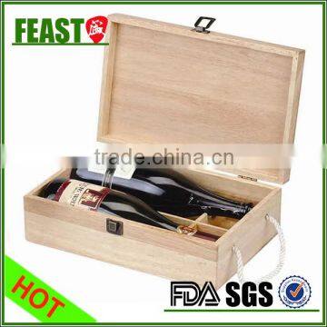 Professinal wooden wine box for discount selling