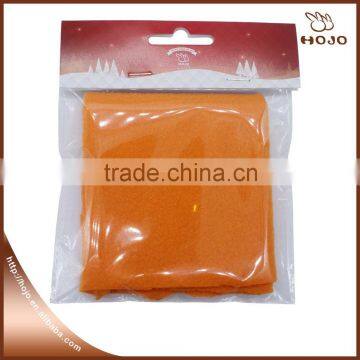 orange colour of polar fleece fabric for crafts