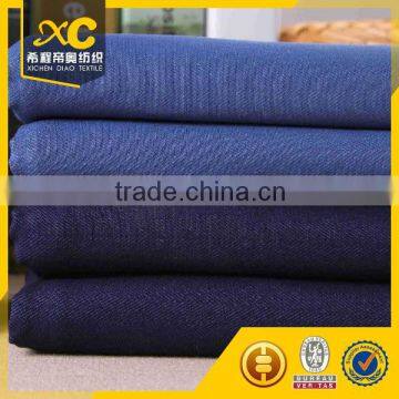 Knitted Indigo Twill Yarn Dyed Denim for Jean Wear