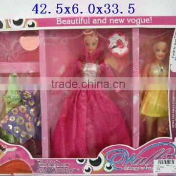 A variety of real-Body Doll plastic toy