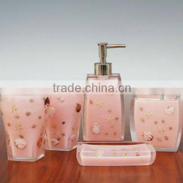 Favorable polyresin bathroom sets