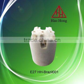 HAO HONG Brazil ceramic Edison E27 lamp cap