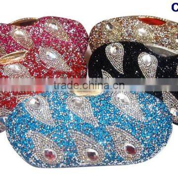 CSB2083 2016 No.1 Sale New Fashion New Design Italian Style High Heel Shoes Bag With Rhinestone for Matching Cinderella Dress photo-6