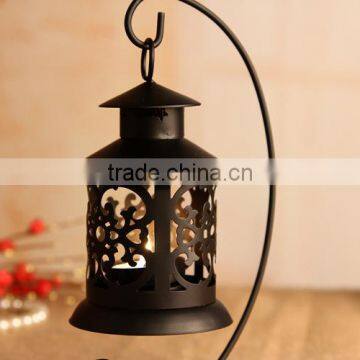 European Classical Metal Candle Holder, Hanging Iron Candlestick for Home Decoration photo-3
