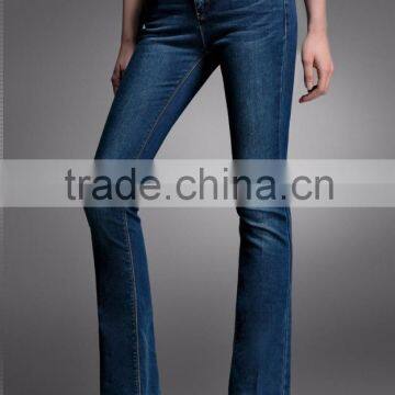 2016 new fashion design women long jeans female high-waisted flared denim slim pants bell -bottom trousers skinny pants