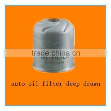 customize truck oil filter hosing stretching fabrication