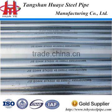 steel pipe galvanized