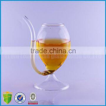 yiwu longchuan long sucking glass cups red vampire wine juice cap