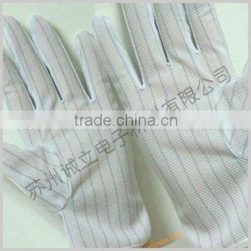 Anti-slip ESD working glove