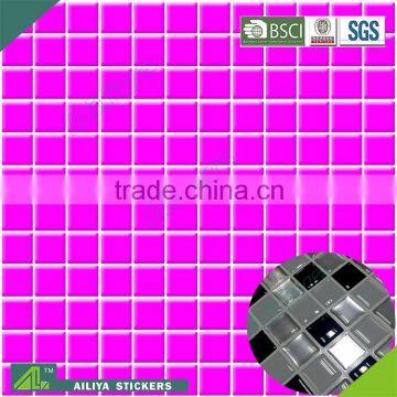 BSCI factory audit decorative vinyl 3d tile import removable pvc bathroom waterproof wall tile stickers