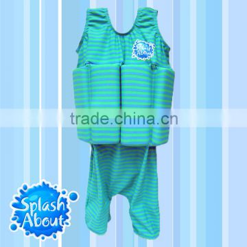 Factory Price children swimwear distributor high quality Printed Nylon Elastane UV protection taiwan 1-6y kids floating swimwear