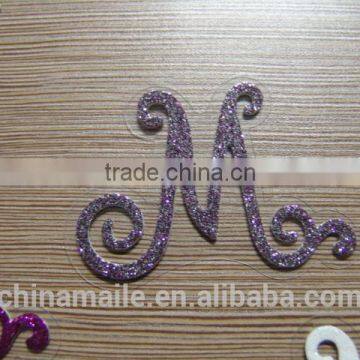 decorative eva glitter numbers and eva alphabet sticker