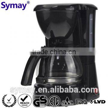 Household Coffee Maker with swing-out funnel, with permanent filter 0.75L 6 cups 120V 220-240V 650W