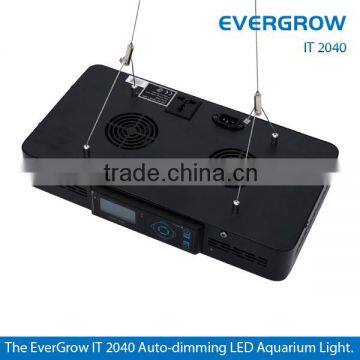 Evergrow IT2040 programmable wireless remote control hot sale 120w led coral reef aquarium lights