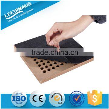 Wood Veneer Mdf Perforated Acoustic Panel photo-6