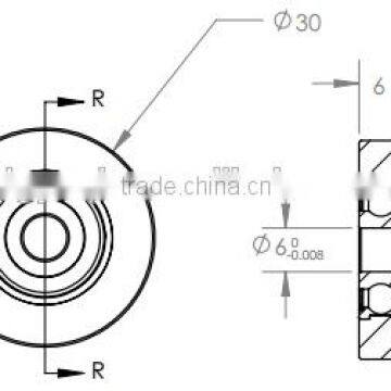 China High Speed S626zz Slide Gate Wheel photo-3