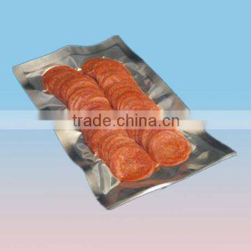 soft 3-side sealing plastic packaging vaccum bag with tear notch for food
