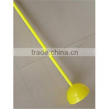 yellow 1.6M ABS soccer marker post potable for wholesale