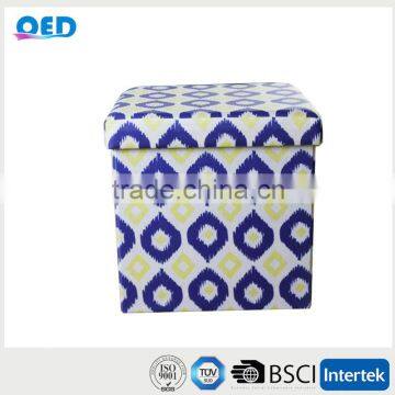 Standard Customized Printing Storage Ottoman