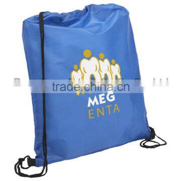 Nylon polyester drawstring bag