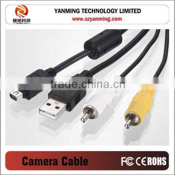 digital camera usb AV cable for olympus 12pin