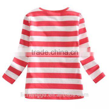 (F4565) Factory Girls t Shirts Animal Embroidery Children's t Shirts Girls Clothes Autumn Spring Nova Kids Clothes photo-2
