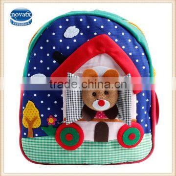 China manufactor made cheap baby backpack 2015 hot sale school bear bag