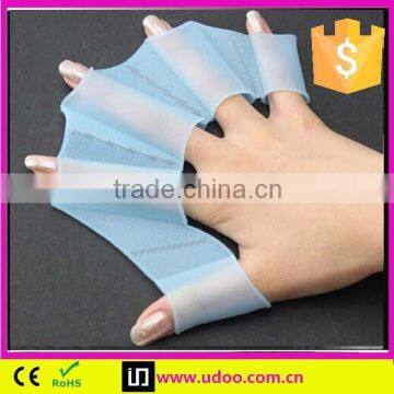 Silicone swimming webbed gloves