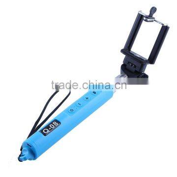 Bluetooth Selfie Stick Self Portrait Shot Monopod Hand Grip with Remote Control Shutter and Built in Zoom For Iphone For Samsung