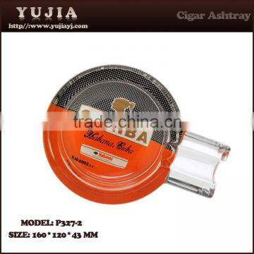 Custom glass cigar ashtray cohiba hotel ashtray table ashtray